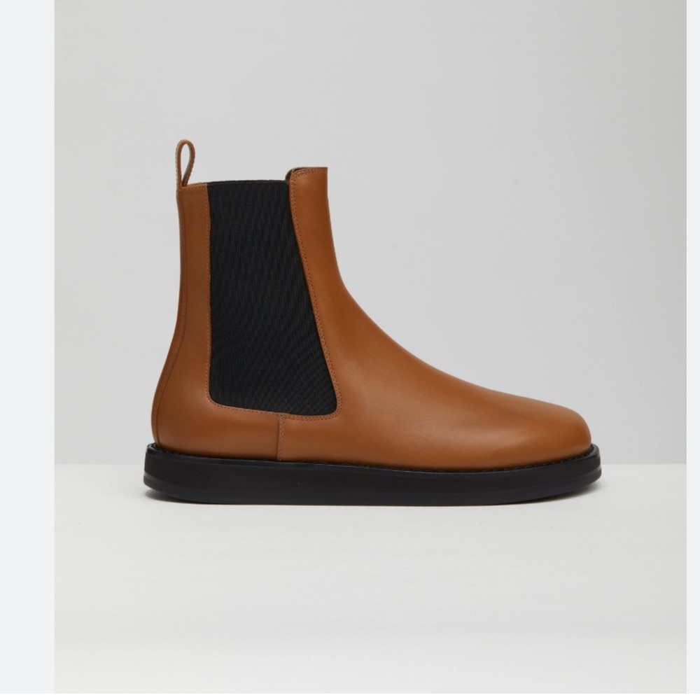 The Row Gaia Boot in Leather